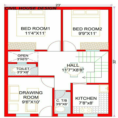 up to 850 sq.ft 2D Design pricing - Homeplex 